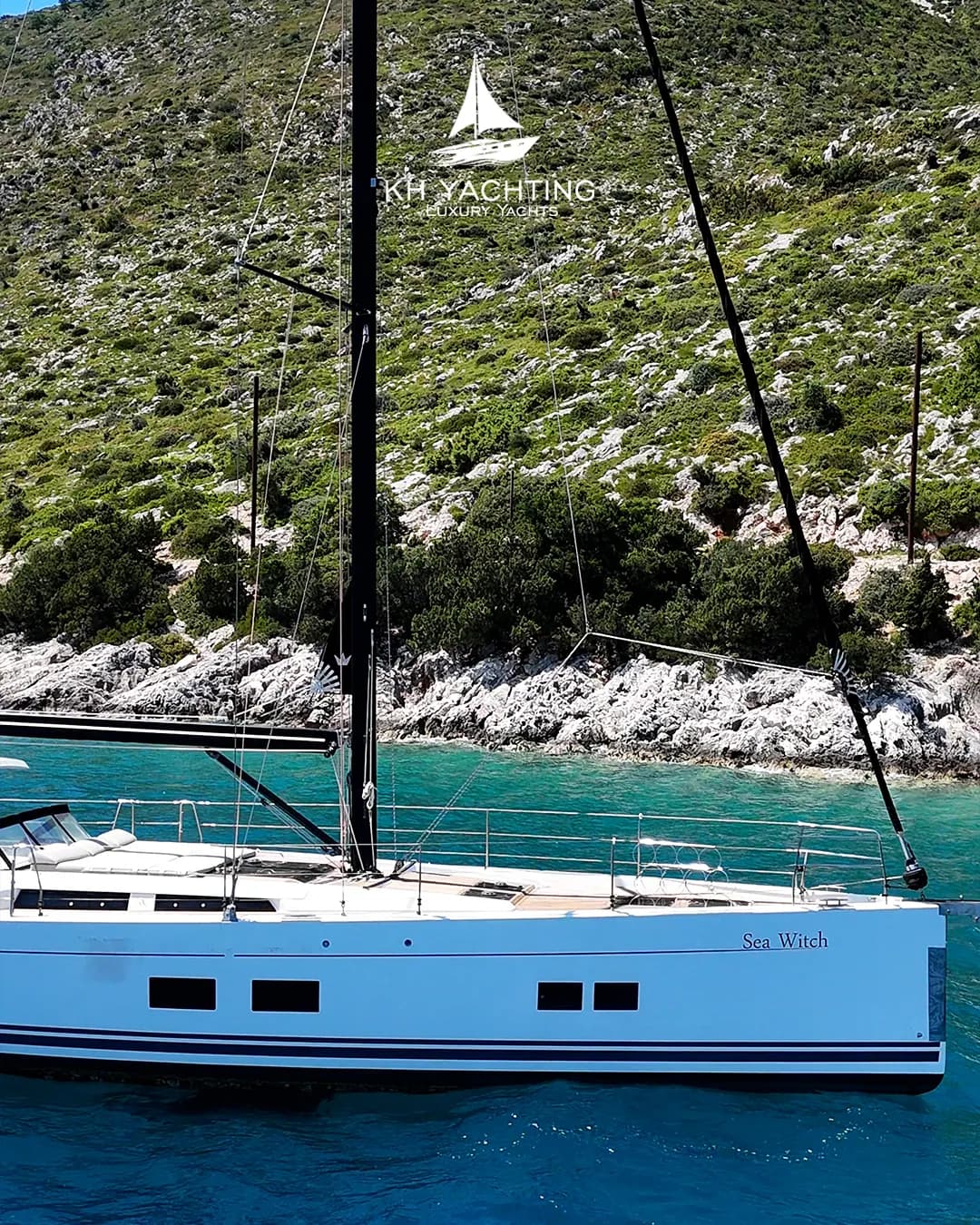 Coastline profile aboard Sea Witch